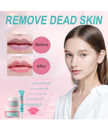 Peach Lip Balm Set - Lip Masks with Peach Extract - Lip Scrub Lip Scrub Bubble Lip Balm and Lip Mask - Lip Care for Women - Lip Repair Care Set as Gift Set on The Festival - Buy Online on GoSupps.com