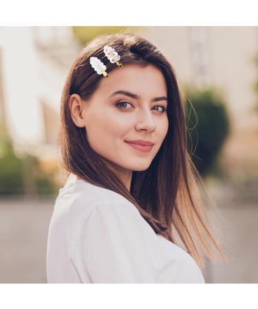 CHANZET No Bend Hair Clips for Makeup Application - 8pcs Creaseless Flat Alligator Clips - Oak Leaf Duck Bill Hair Barrettes for Women - Buy Online on GoSupps.com