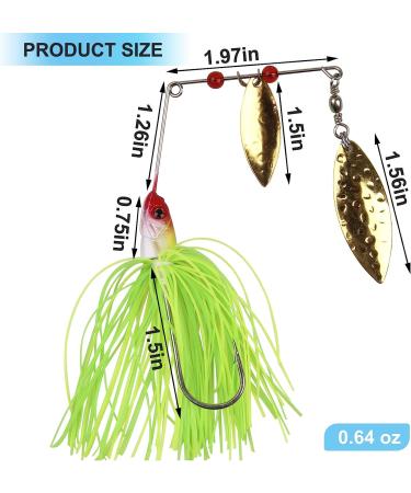 Multicolor Topwater Bass Fishing Lures - 12pcs Set for Trout, Salmon - Spinner Baits, Buzzbait Swimbait Jig - Buy Online on GoSupps.com
