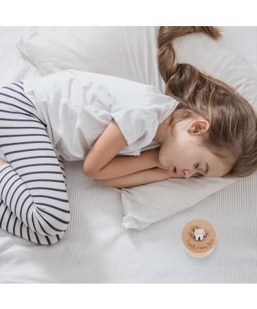 Lusofie Wooden 3D Carved Tooth Fairy Box - Cute Kids Lost Teeth Storage & Tooth Fairy Gifts - Buy Online on GoSupps.com