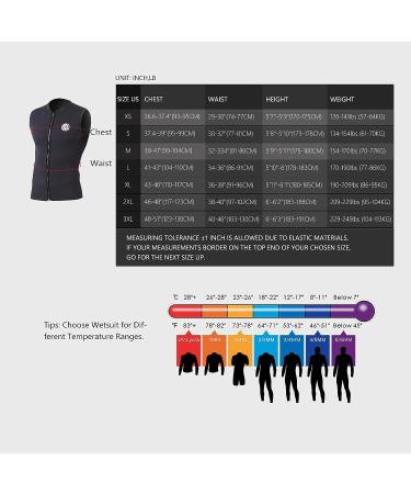 Dizokizo 3mm Thermal Neoprene Wetsuit Top - Unisex Sleeveless Diving Vest XL for Canoeing, Surfing, Kayaking - Sauna Swimsuit - Buy Online on GoSupps.com