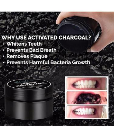 Yuicy Natural Charcoal Teeth Whitening Powder - Activated Carbon for Stain Removal & Fresh Breath | Buy Online - Buy Online on GoSupps.com