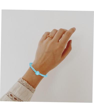 Lurrose Nausea Bracelet 4pcs - Anti Motion Sickness Beaded Wrist Bands for Car, Seasickness, and Travel - Adjustable Handmade Crystal Bead Bracelet - Buy Online on GoSupps.com