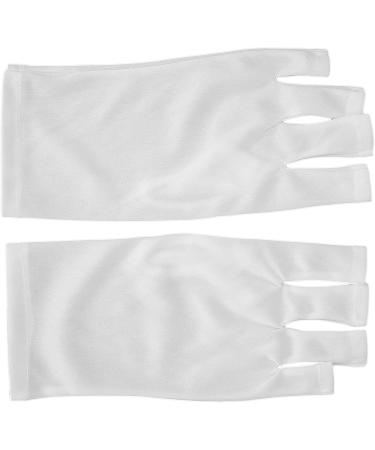 Nail Art Skin Care Glove Anti-UV Polyester 8.7x4 Inch Nail Art UV Protection Gloves 1 Pair for Hiking Driving Activities (BROLEO3mpiw1rzq9-12) - Buy Online on GoSupps.com