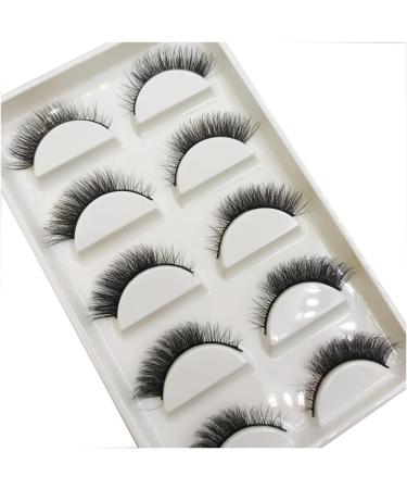 UAMOU 10/50 Boxes 37 Style 5 Pairs Natural 3D False Eyelashes Makeup Fake Eye Lashes Faux Cils Make Up Beauty Maquillaje Cheerfully (Color : 5Pairs S03 Size : 25 Boxes 125 Pairs) - Buy Online on GoSupps.com