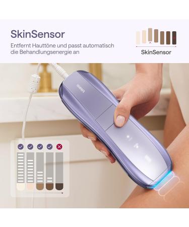 Ulike Air 10 IPL Hair Removal Device - Pain-Free Sapphire Ice Cooling Technology 4 Attachments for Face Armpits Legs & Body - Long-Lasting Results in Purple - Buy Online on GoSupps.com