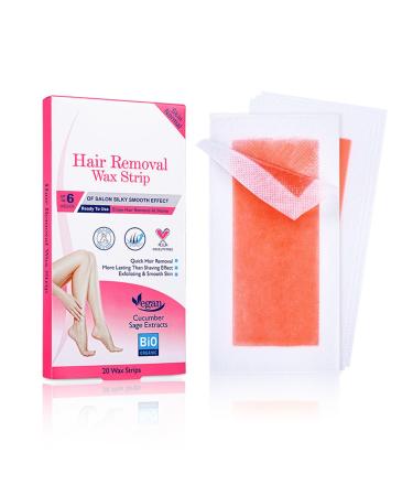 Wax strips 20 pieces wax strips for hair removal wax strips depilatory wax strips epilators wax paper hair removal wax strips