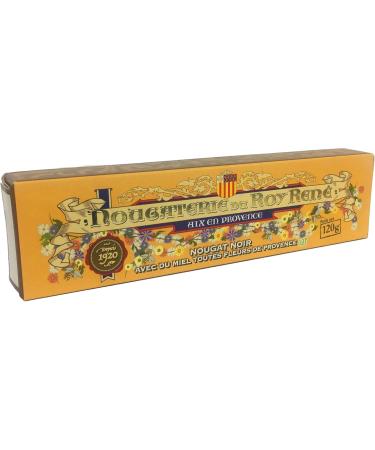 NOUGATERIE DU ROY REN Fine Grocery - Dark Nougat with all-flower honey from Provence 120g case. - Buy Online on GoSupps.com
