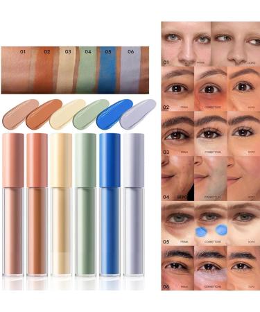 Couverture compl te du correcteur sous-estim | 6 x correcteur de couleur | Coloration longue dur e des contours des surligneurs pour les peaux matures - Buy Online on GoSupps.com