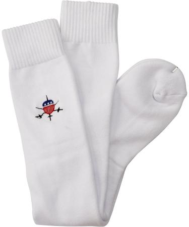 American Fencing Gear Fencing Socks - Set of 2 Pairs for Foil, Epee, Sabre - 100% Cotton Large - Buy Online on GoSupps.com