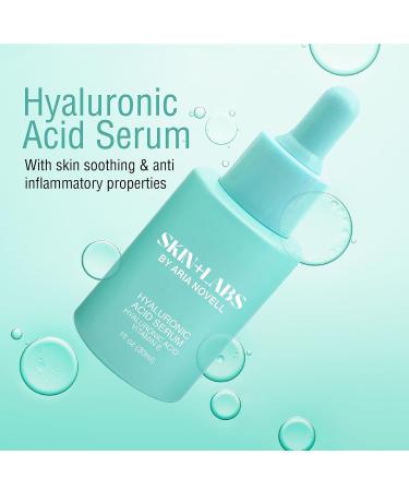 Hyaluronic Acid Serum with Vitamin E - Hydrating & Moisturizing Anti-Aging Solution for Dry Skin | 30ml - Buy Online on GoSupps.com