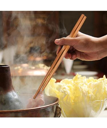 Wood Chopsticks | Kitchen Chopsticks Set | Portable Chinese Tableware Washable Reusable Chinese Style Chopsticks for Gourmet Rice Noodles Hotpot Sushi Wobblo - Buy Online on GoSupps.com