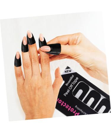 Healeved 200 Sheets Nail Art Anti-Spill Stickers Nail Polish Cuticle Protector for Nail Painting Nail Protectors Nail Guards for Painting Nails Nail Care Tools Silica Manicure 3.00X2.50X0.10CMx2pcs As Shownx2pcs - Buy Online on GoSupps.com