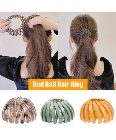 Yhzmy Vintage Bird's Nest Hair Bands - 3 Automatic Hair Clips for Girls - Perfect Hair Fix & Styling Solution - Buy Online on GoSupps.com