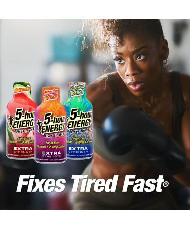 5-Hour Energy Extra Strength Shots Variety Pack 30 Count (1.93 fl oz) - Tropical Burst Hawaiian Breeze Watermelon Flavors - Buy Online on GoSupps.com