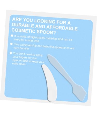 Baluue 40 Pcs Small Crescent Cream Spoon Sampling Spoon Facial Cream Spatula Beauty Scoop Mixing Spatulas Cosmetic Spatulas Eye Cream Spoon Facial Mask Spoon Skin Care Supply Makeup Spoon 1 count (Pack of 1) - Buy Online on GoSupps.com