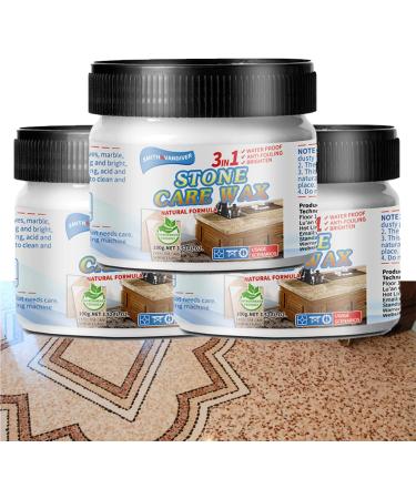 Stone Maintenance Polishing Wax Granite Cleaner and Polish Stone Care Granite and Stone Daily Cleaner (3PCS) - Buy Online on GoSupps.com