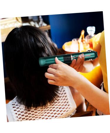 Baluue Curling Iron Hair Straightening Tool Travel Curling Wand Mini Hair Crimper Cordless Power Tools Abs 21X4X3.5CM Green - Buy Online on GoSupps.com