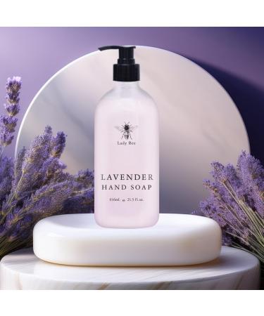 Home & Body Company Lady Bee Hand Soap Set 4 Pack with Eucalyptus Lavender Tea Tree Mint Honey Almond Scents 21.5 fl oz Each with Pump Dispenser - Buy Online on GoSupps.com