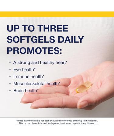 Metagenics OmegaGenics EPA-DHA 1000 mg - High Potency Omega-3 Fish Oil Supplement for Heart Brain & Joint Health* - Sustainably Sourced - 60 Softgels Lemon 60 Count (Pack of 1) - Buy Online on GoSupps.com