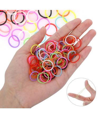 Molain 1000 Mini Colored Rubber Bands - Soft Hair Ties for Kids Weddings Dreadlocks & Ponytails - Vibrant & Durable - Buy Online on GoSupps.com