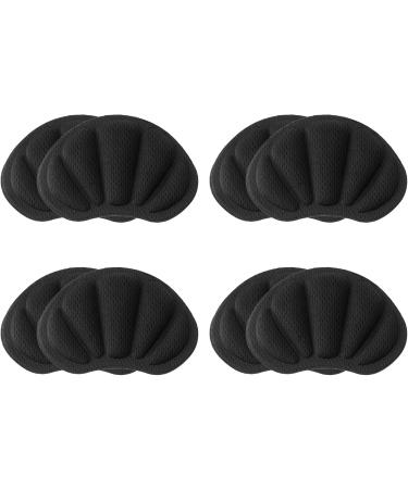 Wllhyf Heel Cushions for Women's & Men's Shoes | Reusable Self-Adhesive Heel Protectors - Soft Comfortable Fit for Oversized Shoes (Black) - Buy Online on GoSupps.com