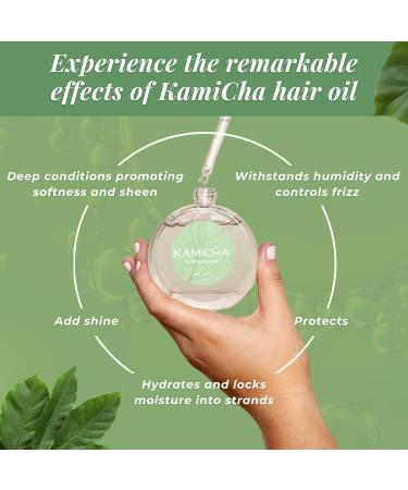 Green Tea & Rice Hair Oil | Nourishing Argan Sunflower & Almond Oil | Strengthens & Smooths Frizzy & Curly Hair | 2oz | For All Hair Types | South Korea Sourced - Buy Online on GoSupps.com