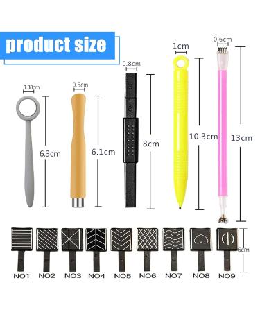 Toatelu Nail Art Tool Set - 14-Piece Magnetic Pencil for DIY Cat Eye Manicure | 3D Cat Eye Magnetic Stick & Nail Magnet Tools - Buy Online on GoSupps.com