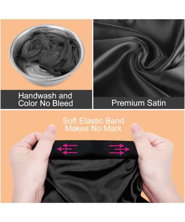 Satin Sleeping Hood for Long Curly Hair - Silk Bonnet & Hair Protection | Overnight Hair Care - Buy Online on GoSupps.com