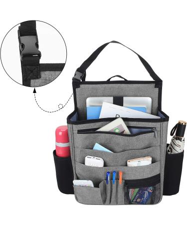Luxja Car Back Seat Organizer | Car Seat Storage & Front Seat Organizer for Laptops & Tablets - Gray - Buy Online on GoSupps.com
