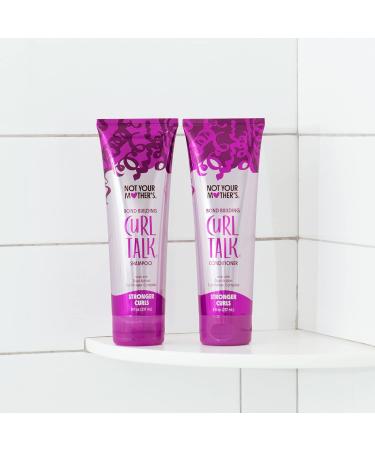Not Your Mother's Curl Talk Bond Building Shampoo and Conditioner - 8 fl oz (2-Pack) | Strengthening Set for Curly Hair - Buy Online on GoSupps.com