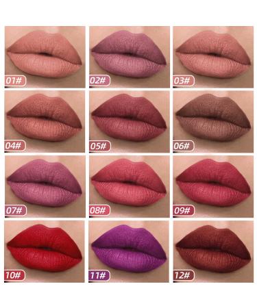 Velvet Matte Liquid Lipstick - Long-Lasting Waterproof Formula | Non-Stick Cup Lip Gloss (Nude.01) - Shop Internationally - Buy Online on GoSupps.com