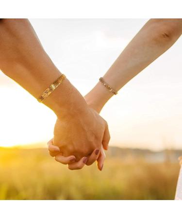 Copper Bracelet for Arthritis Relief - Pure Solid Copper for Joint Pain, Inflammation, Skin Allergies - Men & Women (Set of 2) - Buy Online on GoSupps.com