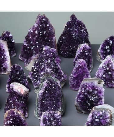 Room Decoration Natural Deep Purple Quartz Uruguayan Amethyst Cluster Thy Stone Crystal Cluster Office OrnamentsCrystal Crystal (Color : Amethyst Cluster Size : 350-400g) 350-400g Amethyst Cluster - Buy Online on GoSupps.com