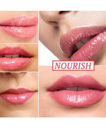 Fusang Hydrating Plumping Lip Oil Gloss - Cherry Red Tinted Balm for Lip Care | Nourishing & Long Lasting Formula with Non-sticky Big Brush - Buy Online on GoSupps.com