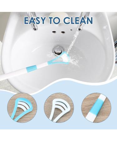 4-Piece BPA-Free Silicone Tongue Cleaner Set | Enhance Oral Hygiene & Freshen Breath - Buy Online on GoSupps.com