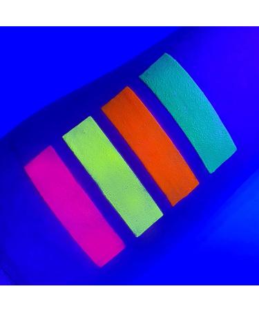 UV Glow Neon Paint Stick/Face & Body Crayon - Set of 4 Colors by UV Glow - Original and Genuine, glows brightly under Blacklights - Buy Online on GoSupps.com