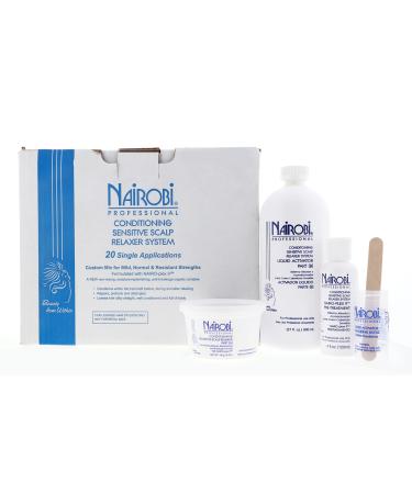 Conditioning Sensitive Scalp Relaxer System Kit 20 Single Applications