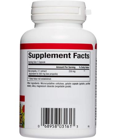 Natural Factors Bee Propolis 500mg - 90 Capsules for Immune Support - Buy Online on GoSupps.com