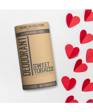 Viking Revolution Sweet Tobacco Deodorant for Men - Deodorant Men Aluminum Free with Shea Butter Tapioca Starch - Mens Deodorant Stain- Free and Baking Soda-Free - Natural Deodorant for Men (2.65oz) Sweet Tobacco 2.65 Ounce (Pack of 1) - Buy Online on GoSupps.com