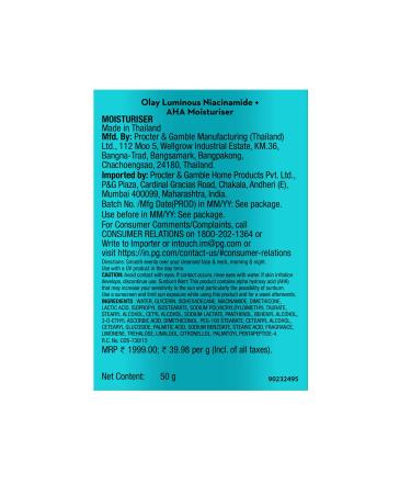 Olay Luminous Niacinamide + AHA Super Serum - Reduce Acne Marks & Sun Melasma | 30ml - Buy Online on GoSupps.com