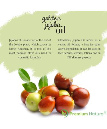Pure Organic Jojoba Oil - Cold Pressed Unrefined for Hair Skin & Face | 16oz Carrier Oil for Essential Oils - Buy Online on GoSupps.com