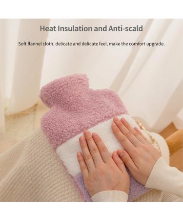 OliviaLiving Hot Water Bottle with Soft Premium Cover 1.5L Hot Water Bag for Menstrual Cramps Neck and Shoulder Pain Relief Hot and Cold Therapies Hand Feet Warmer Orange - Buy Online on GoSupps.com