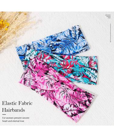 Boho Pink Flower Headband - Elastic Criss Cross Vintage Hair Accessory for Women & Girls - Buy Online on GoSupps.com