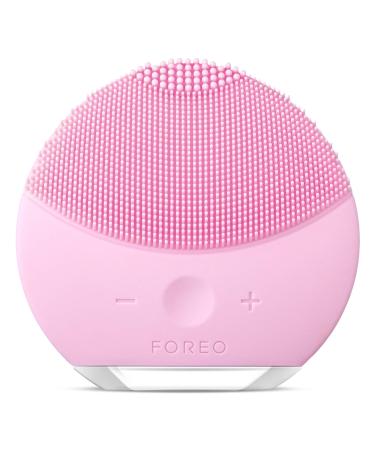 FOREO Luna Mini 2 Plus Compact Cleansing and Firming Facial Massage Device for All Skin Types Pearl Pink