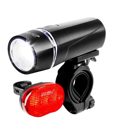 BV Bike Lights, Super Bright with 5 LED Bike Headlight & 3 LED Rear, Bike Lights for Night Riding with Quick-Release, Waterproof Bicycle Light Set, Bike Accessories, Bicycle Accessories, Flashlight Battery Powered