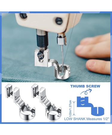 2Pc Low Shank Quilting Foot Set for Free Motion Rulers - Compatible with Singer, Brother, Janome & More - Buy Online on GoSupps.com