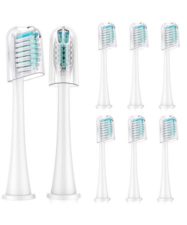 Toothbrush Replacement Heads Compatible with Philips Sonicare 8 Pack Electric Brush Head for HX3/6/9 C1 C2 4100 5100 6100 G2