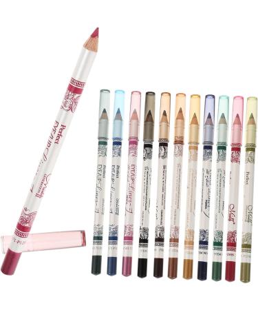  Beavorty Beavorty Set of 3 Lip Pencils 12 Colors Eyeliner Alternative Eyebrow Pencils Blending Makeup - Buy Online on GoSupps.com