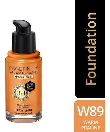 Max Factor Facefinity 3-in-1 All Day Flawless Foundation SPF 20 Warm Praline - 30 ml - Buy Online on GoSupps.com